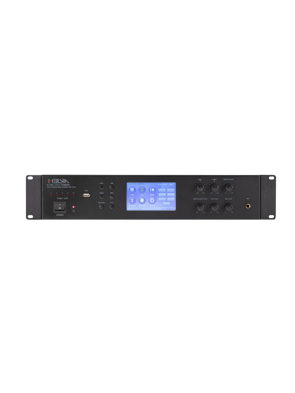 Amp. Linha HRMA-3506T 350W USB/SD/BT Radio 6 Zonas
