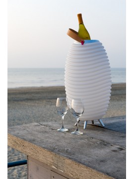 Candeeiro LED C/Coluna Bluetooth e Wine Cooler