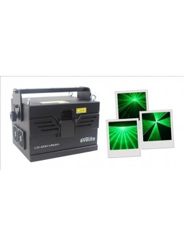 EVOLITE Laser RGB 1W VERDE Galvos 30Kpps DMX/ ILDA