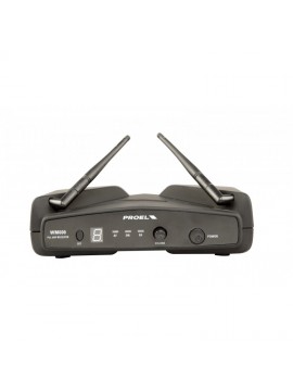 Sistema Headset s/ fio PROEL UHF/PLL 4 ch.
